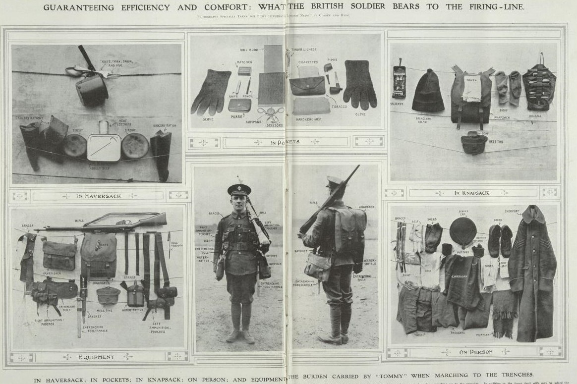 British Soldier Packs